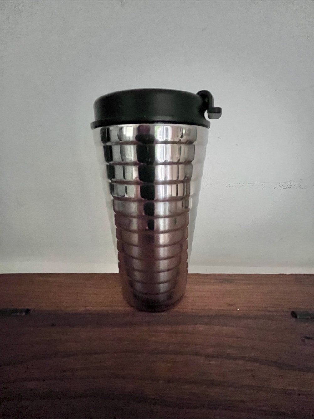 Nespresso Silver Travel Mug with Black Lid